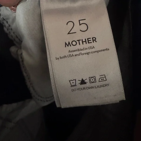 Mother The Double Insider Heel Jeans size 25 in Opposites Attract - Picture 6 of 8